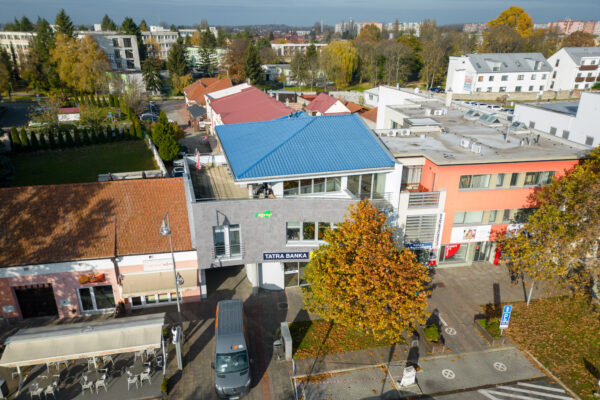 INVESTIČNÁ PRÍLEŽITOSŤ – predaj dvojpodlažnej budovy s dlhodobými nájomcami v centre mesta Šaľa