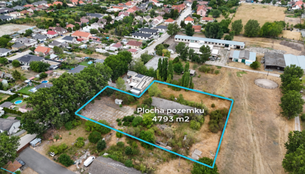 VEĽKÉ DVORNÍKY – 4 793 m² POZEMOK PRE VÝROBU, SKLADY A PODNIKANIE
